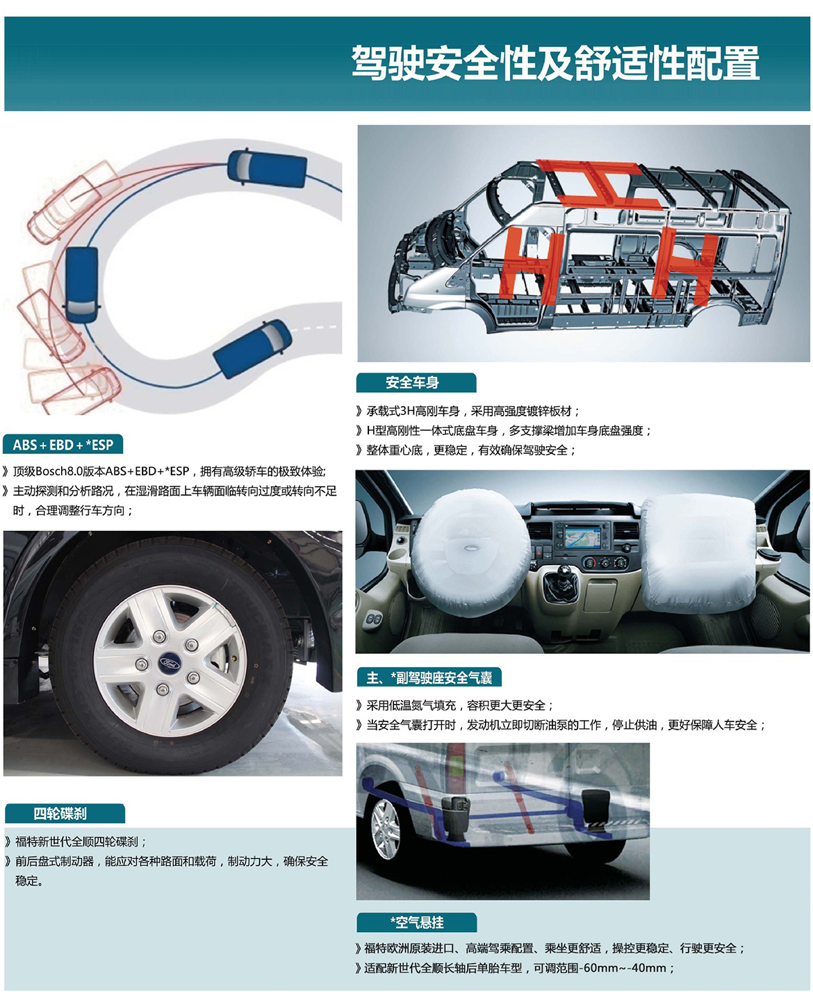 新世代全順B型房車(chē)-舒適性配置